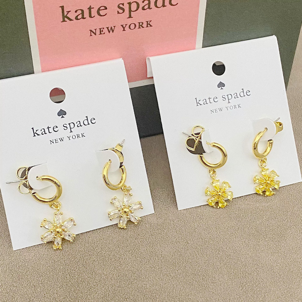 kate spade Floral Zircon Earrings